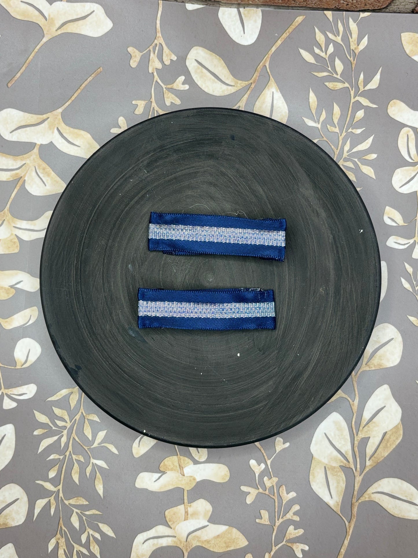 Navy Blue Hair Clips