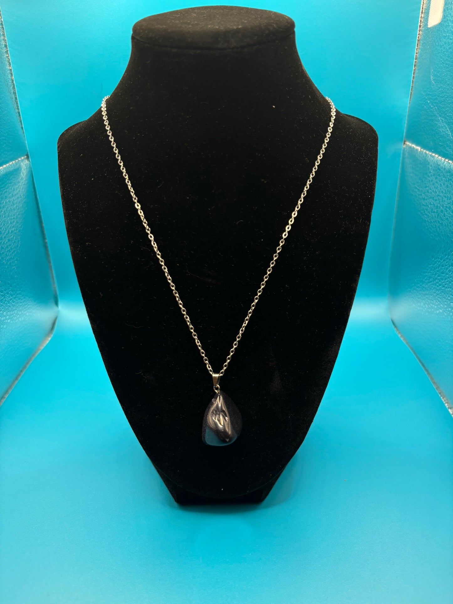 Blue Sandstone Necklace