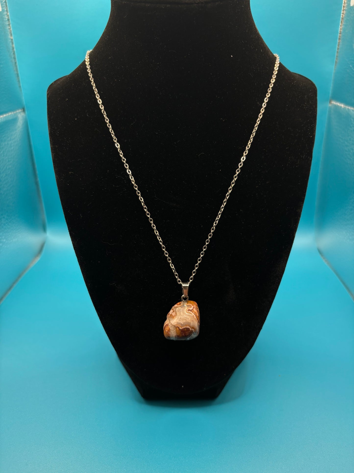 Crazy Lace Agate Necklace
