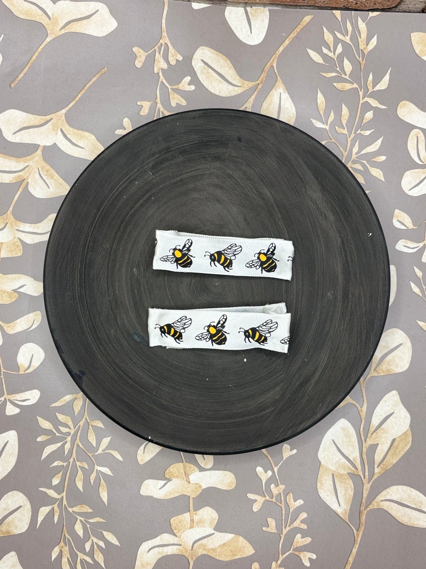 Bumble Bee Hair Clips