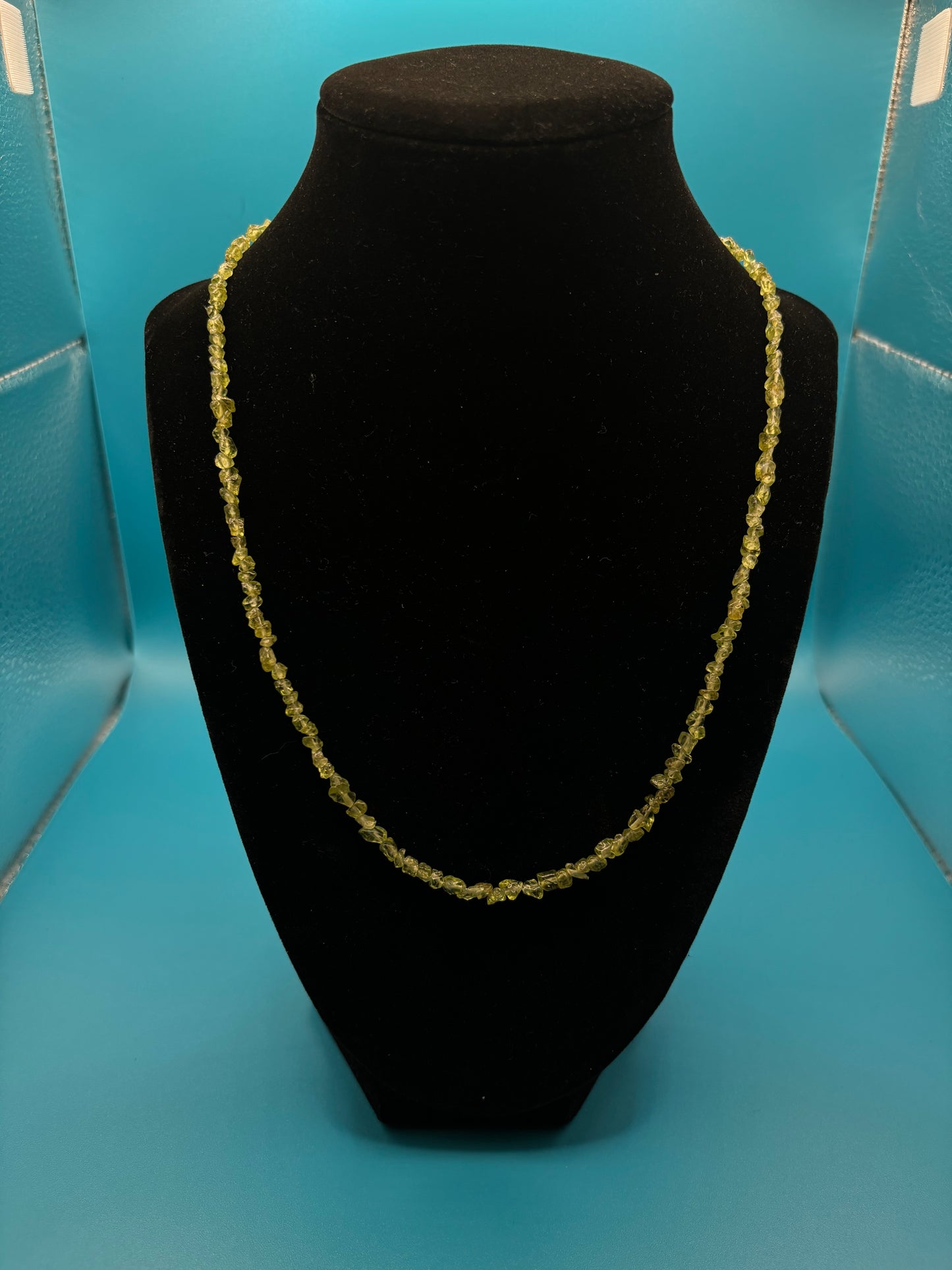 Peridot Chip Necklace