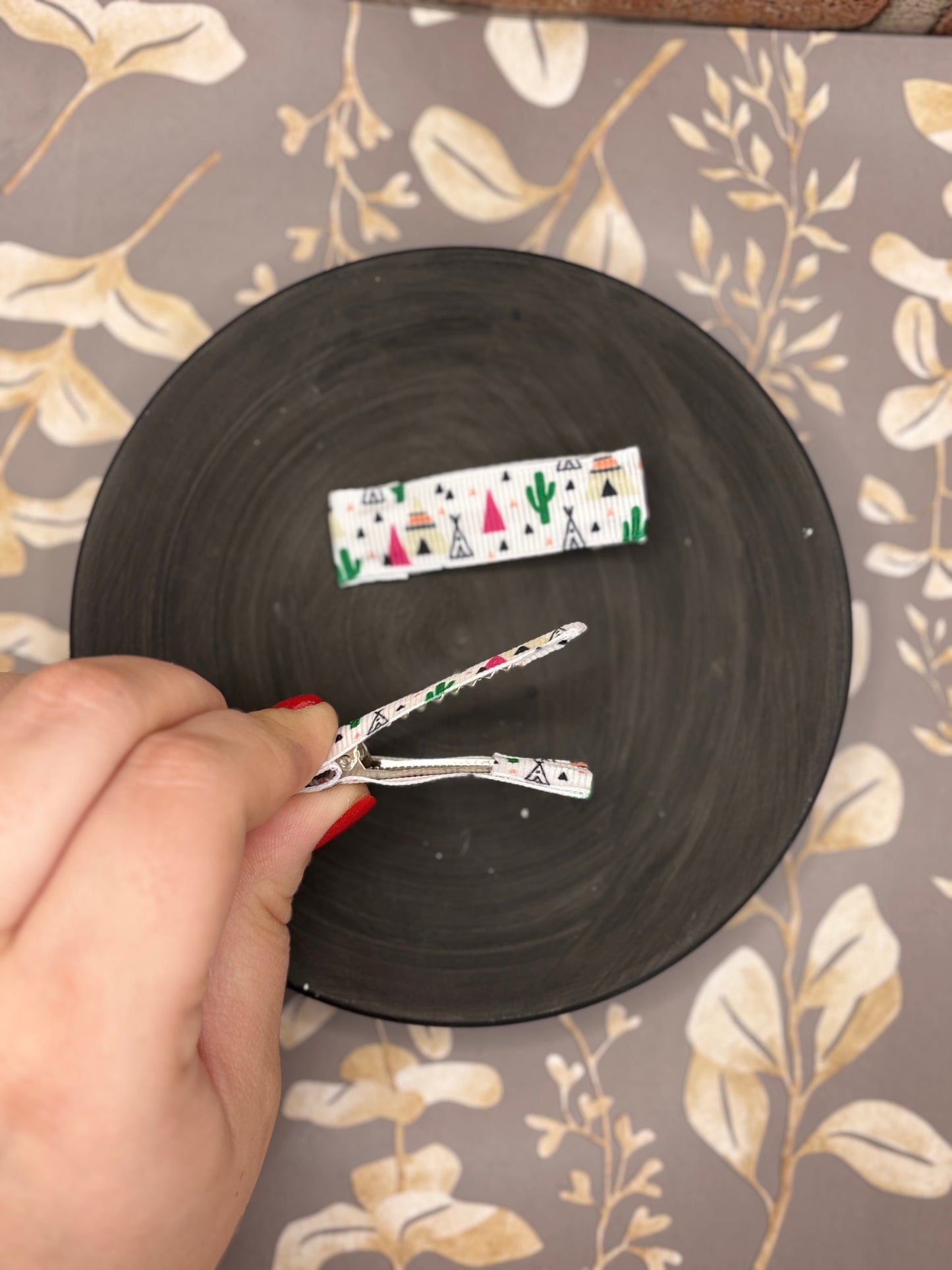 Camp Grounds Hair Clips