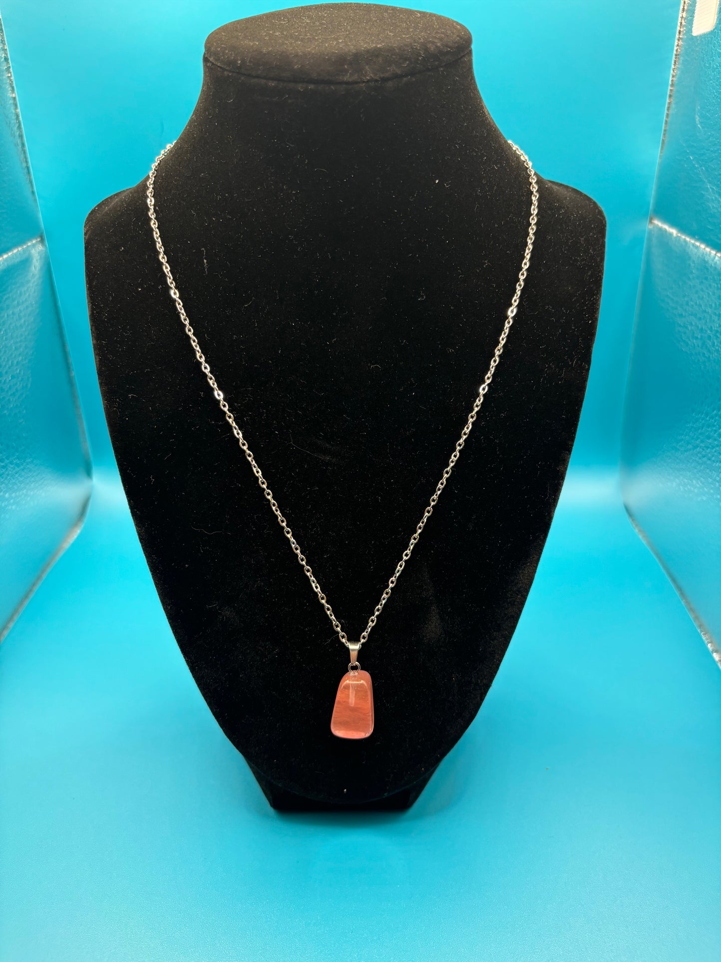 Watermelon Quartz Necklace