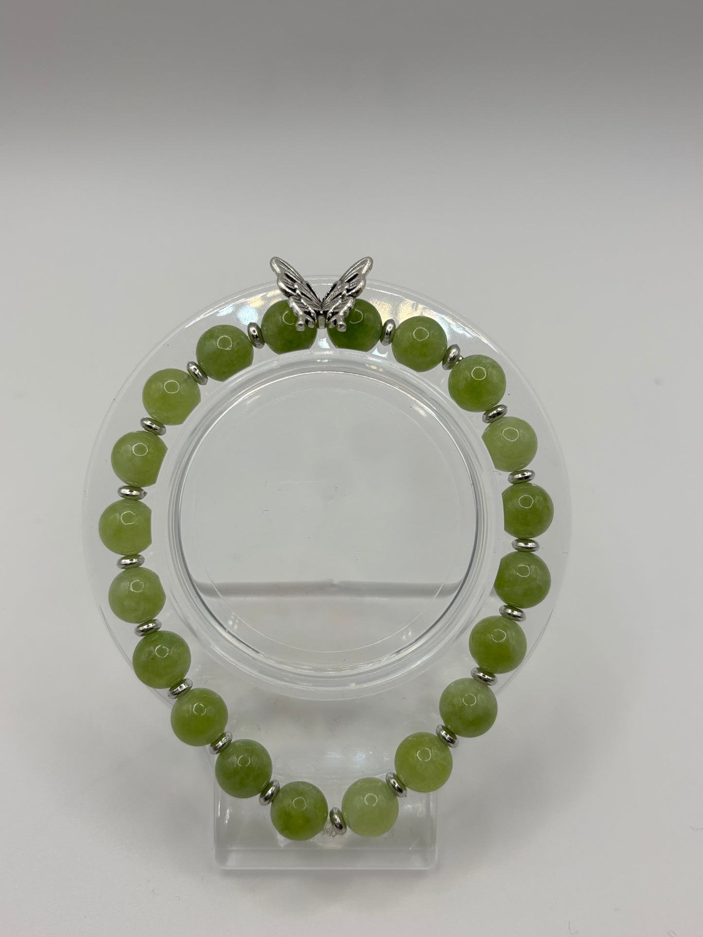 Lime Green Butterfly Bracelet