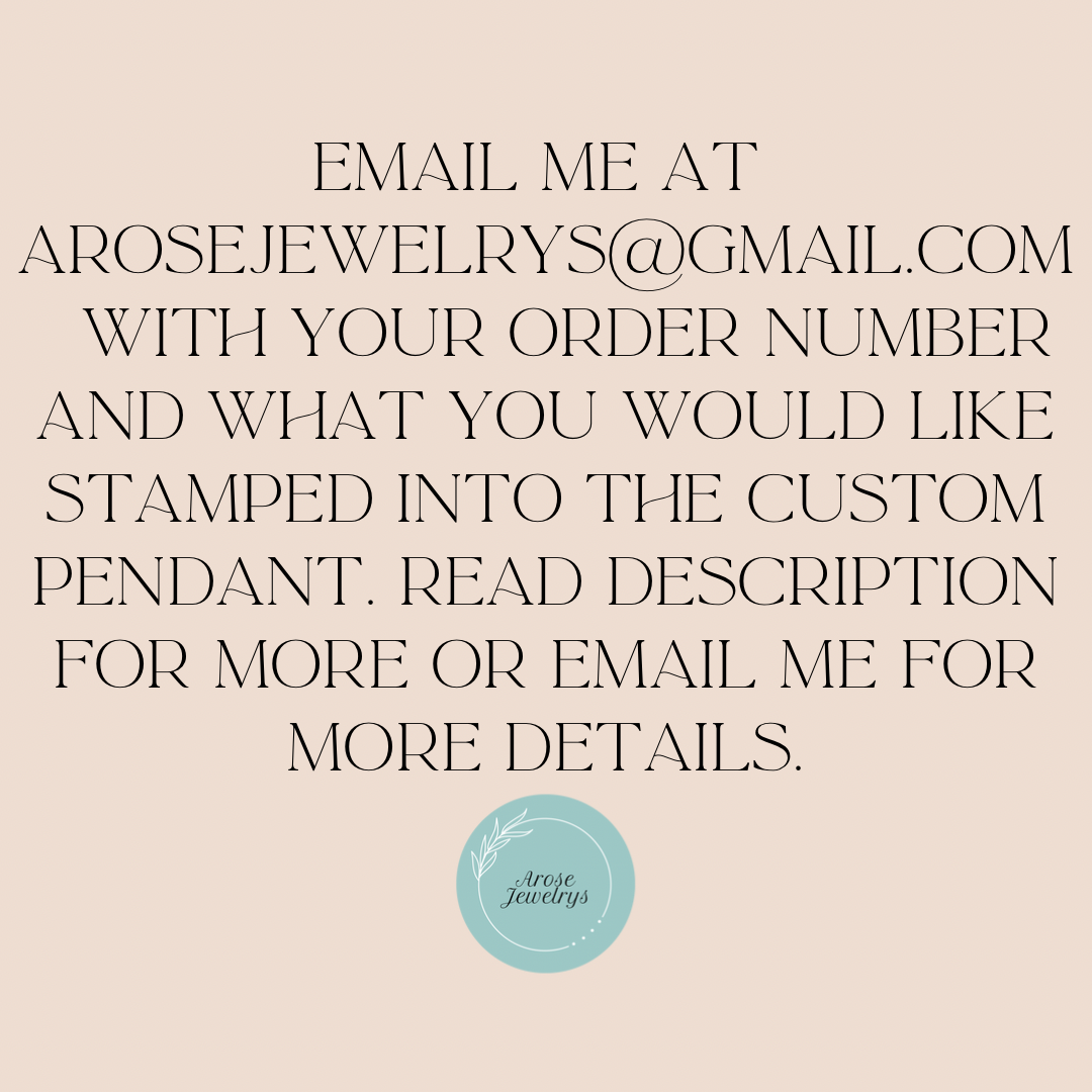 Custom Round Necklace