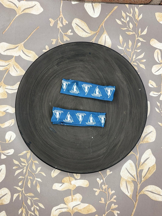 Sail Boat Hair Clips