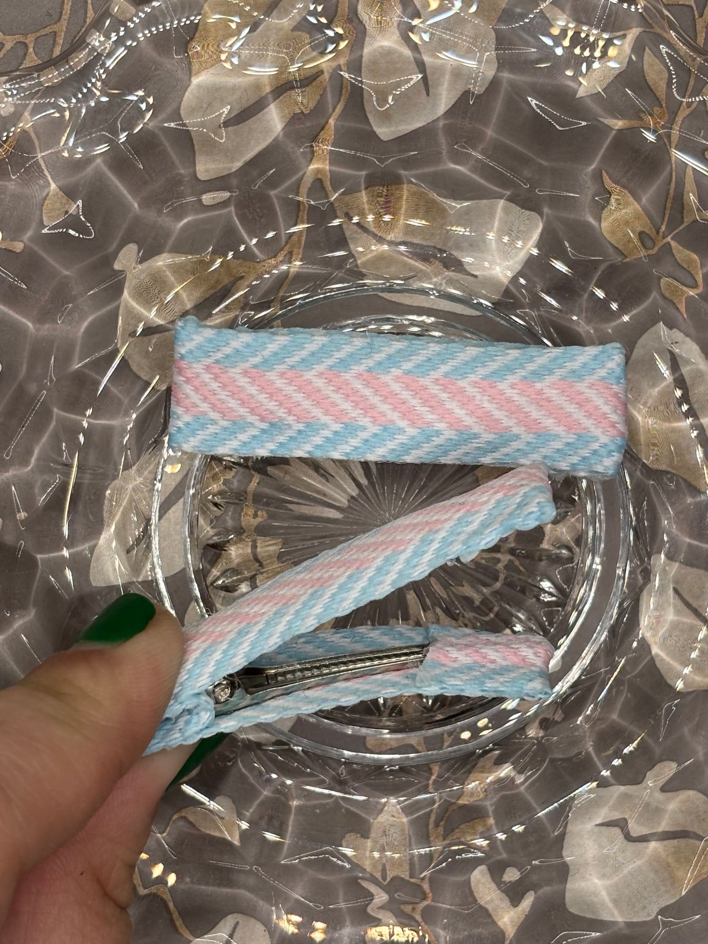 Pink n Blue Hair Clips