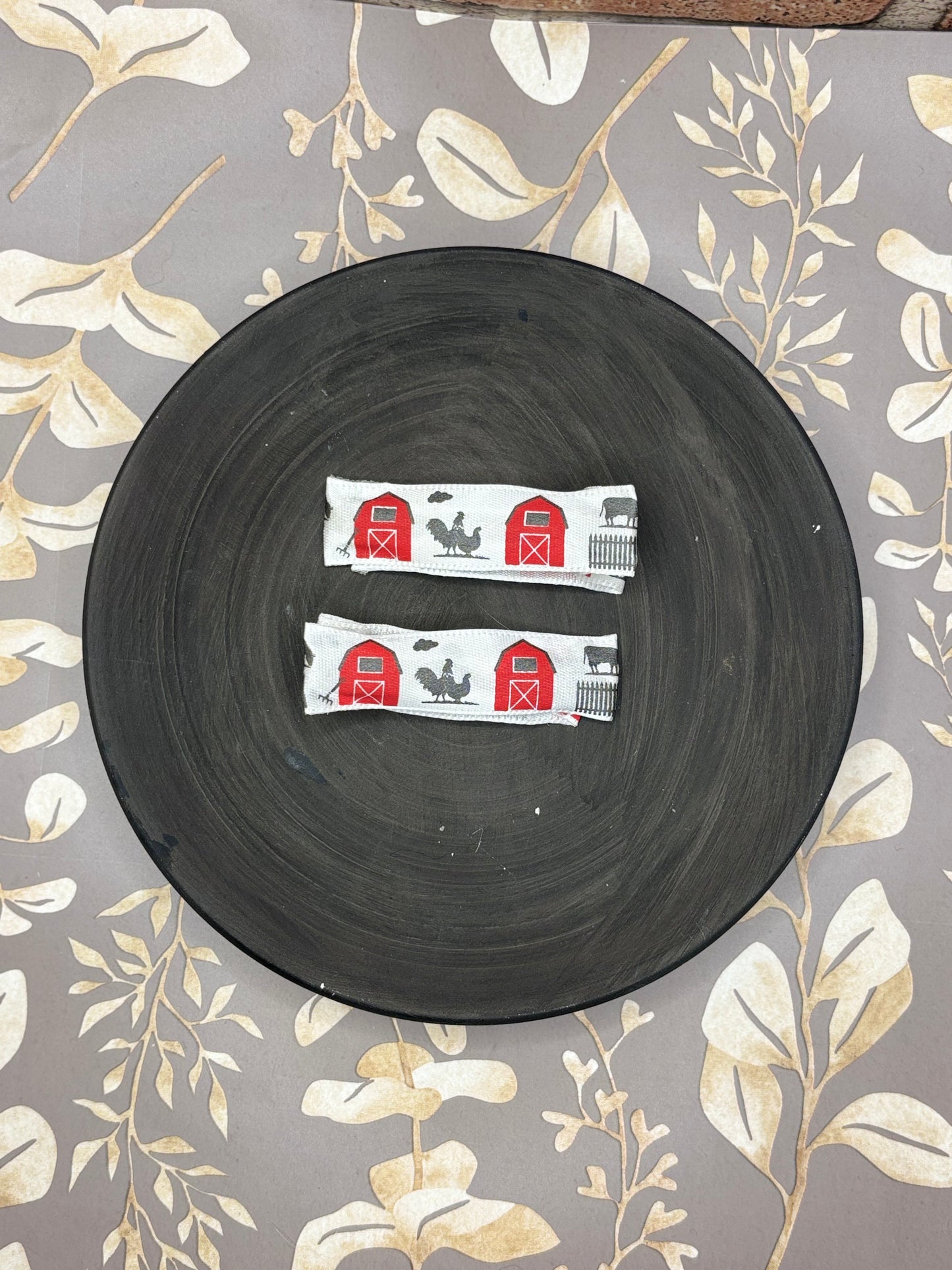 Barnyard Chic Hair Clips