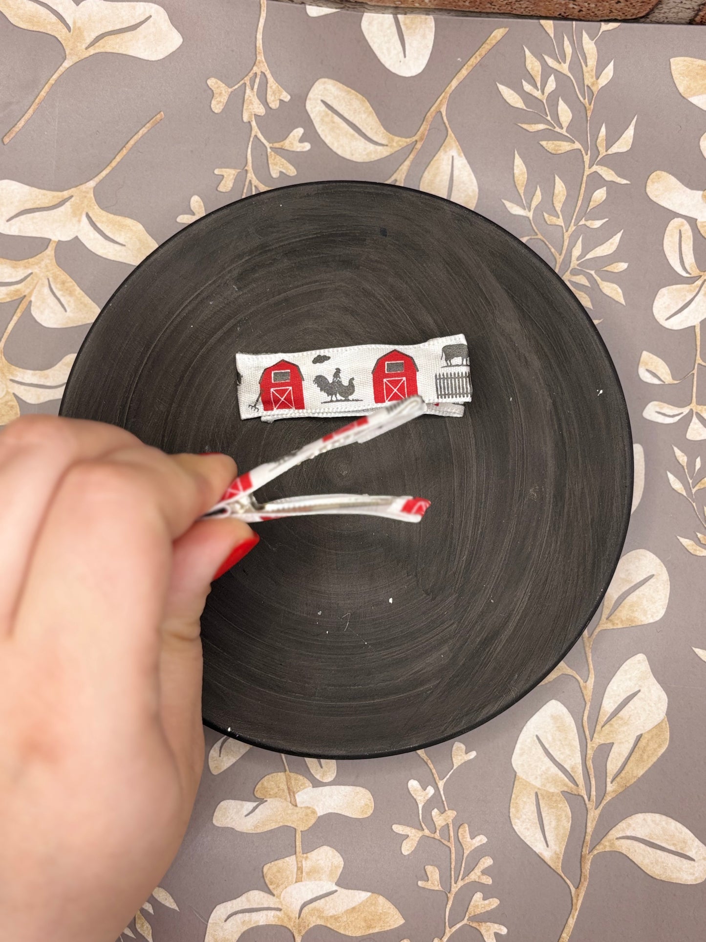 Barnyard Chic Hair Clips