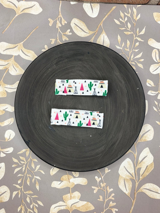 Camp Grounds Hair Clips