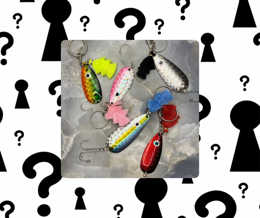 Mystery Fishing Hook Keychain