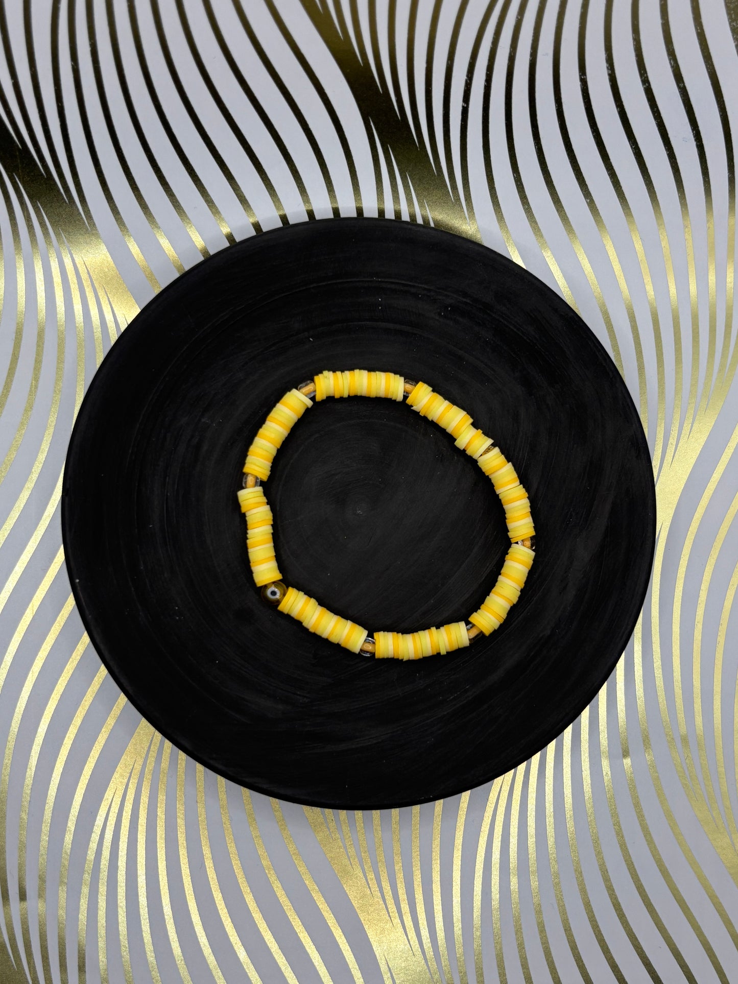 Yellow Evil Eye Bracelet