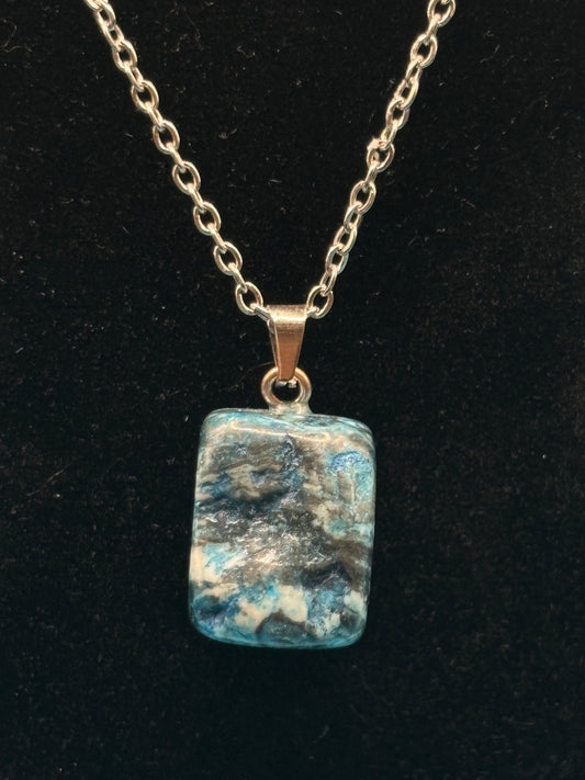 Blue Agate Necklace