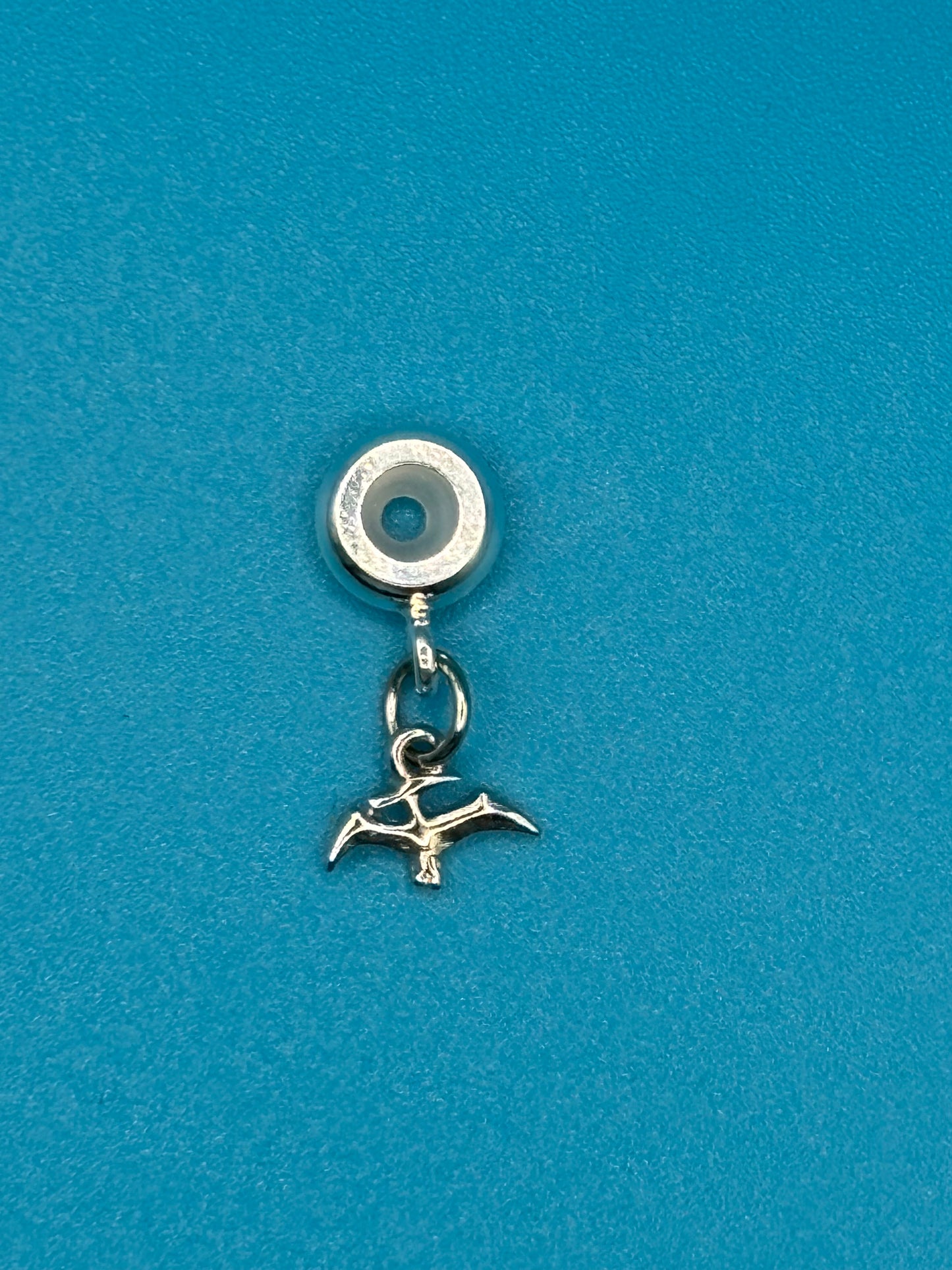 Silver Pterodactyl Charm￼