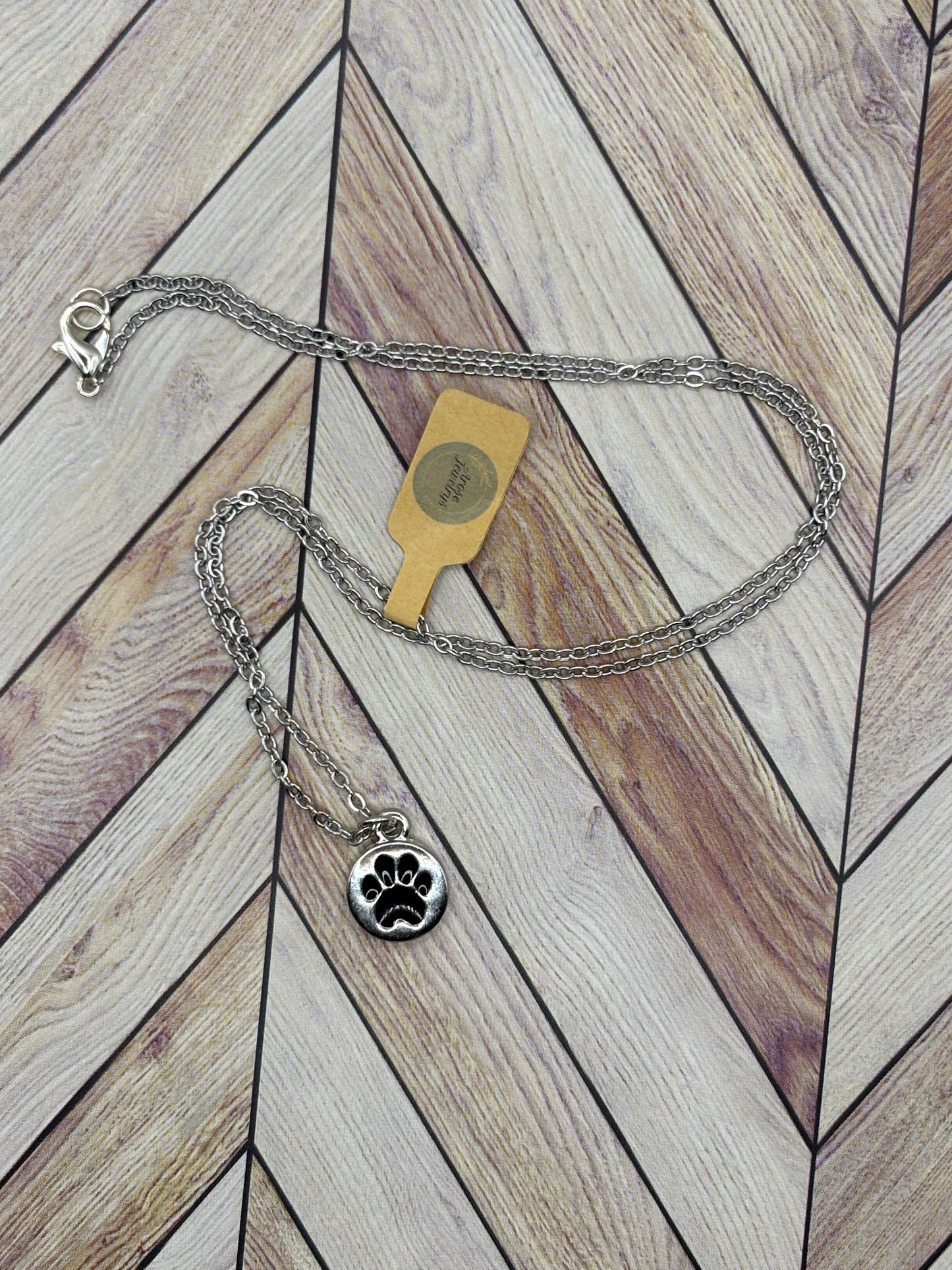 Paw Print Necklace