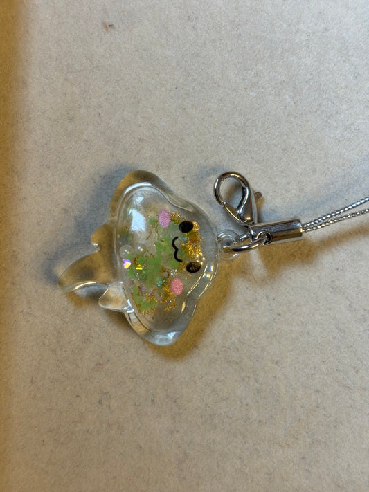 Pompom the Stingray Keychain