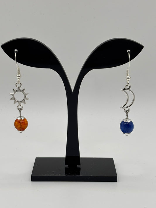 Sun and Moon Earrings
