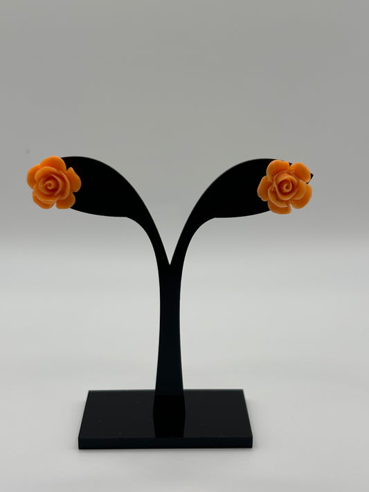 Glossy Orange Rose