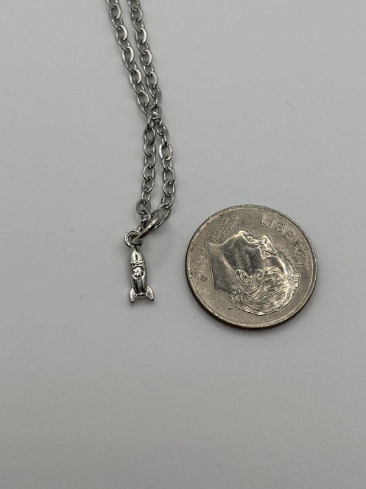Lil Space Ship Necklace